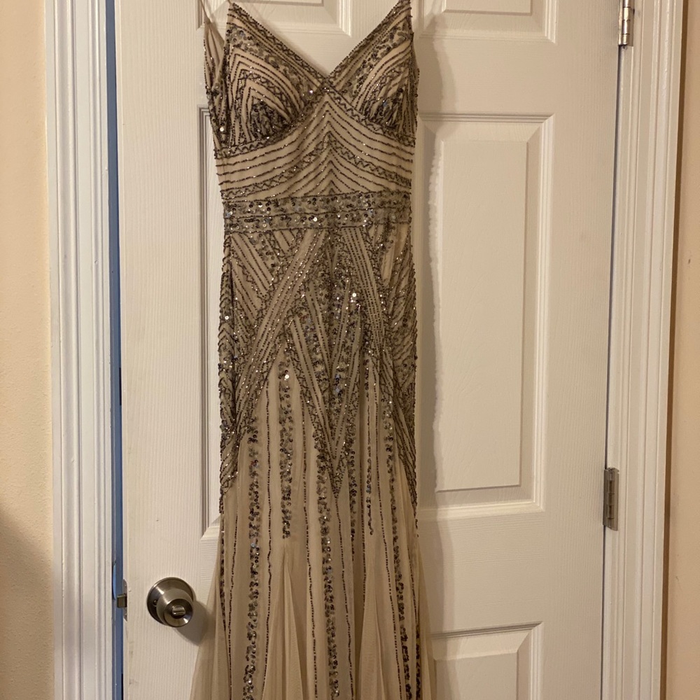 Beaded evening gown size 3/4